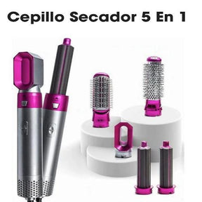 Cepillo secador para cabello 5 en 1